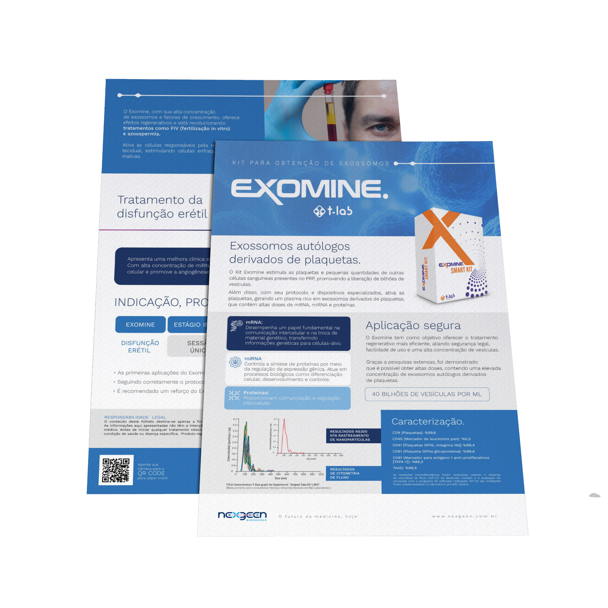 Prévia do Folheto Exomine para DFE