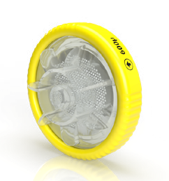 Microlyzer amarelo de 600 micrômetros