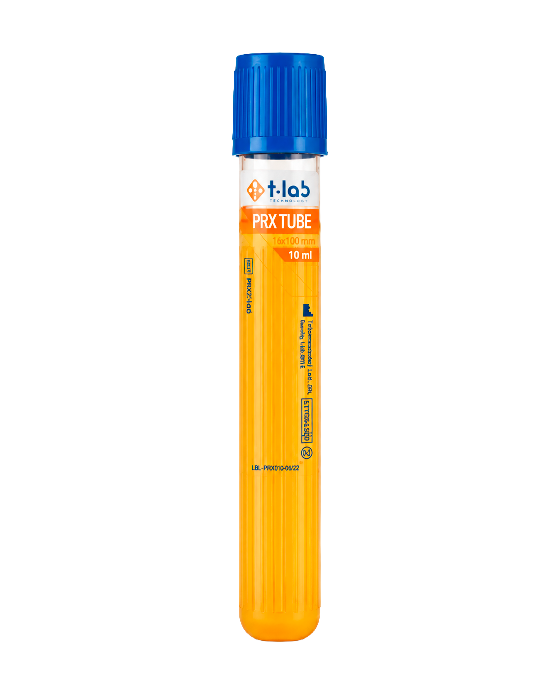 Tubo PRX com tampa azul